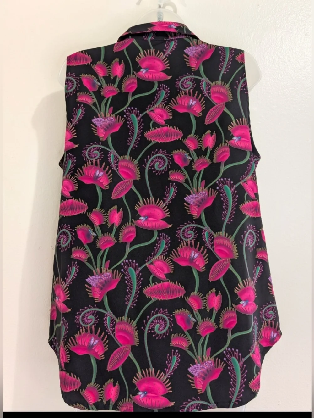 Blackmilk Venus Fly Trap Dark Academia Whimisgoth Witchy Edgy Botanical Top M - Picture 7 of 11